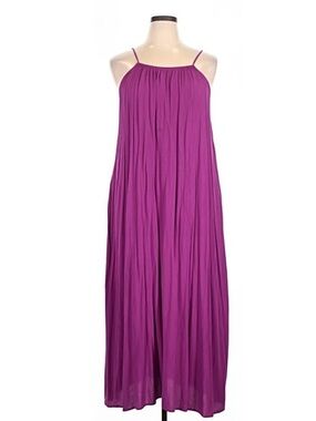 A New Day Flowy Spaghetti Strap Maxi Dress in Vibrant Purple size XL